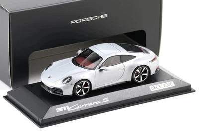 1:43 Minichamps Porsche 911 992.2 Carrera S COUPE Ice Grey Metallico Wap Dealer - Immagine 1 di 3