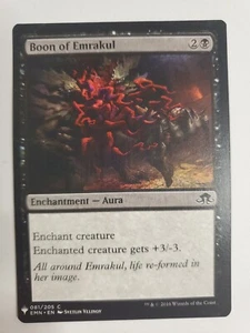 MTG Magic The Gathering Card Boon of EmrakulEnchantmentAura Black Eldritch - Picture 1 of 2