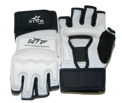 Half Finger Sparring Hand Gloves Hand Protector Taekwondo Karate MMA Muay Thai - Image 1 of 4