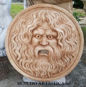 BASSORILIEVO QUADRO BOCCA DELLA VERITA' MASCHERONE PER FONTANA ESTERNO GIARDINO