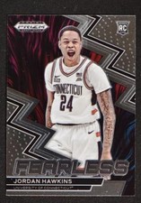 2023-24 Prizm Draft Picks Fearless #5 Jordan Hawkins - UConn Huskies