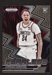 2023-24 Prizm Draft Picks Fearless #5 Jordan Hawkins - UConn Huskies
