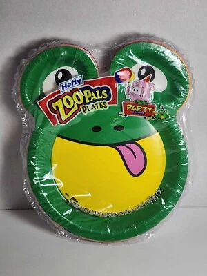 Hefty Zoo Pals Party Edition Paper Plates 2023 BRAND NEW - Pack of 20 Plates - Image 1 of 4