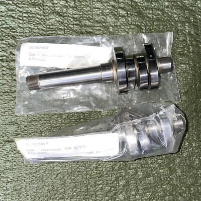 DUCATI 750 SPORT BRAND NEW NOS HORIZONTAL + VERTICAL HEAD CAMSHAFT - Image 1 of 4