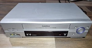 Goldstar VHS VCR EC980CM Silver Hi-Fi Stereo Tested Works - Picture 1 of 15