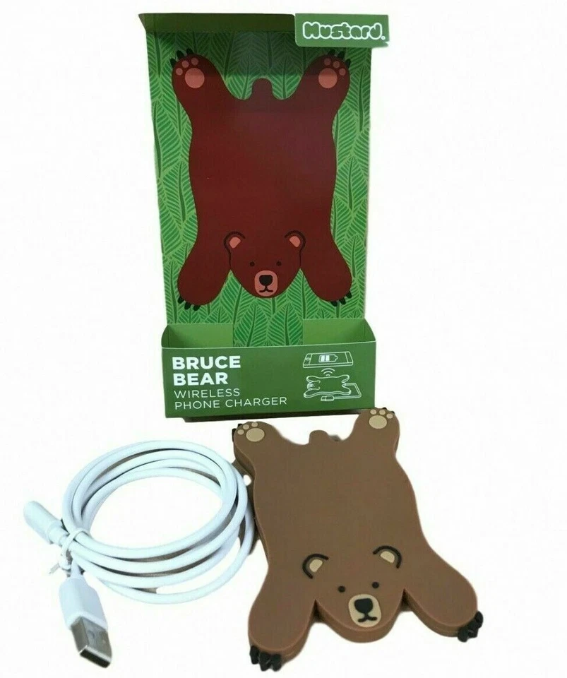 Oliver Bonas Women Bruce The Bear Wireless Phone Charger