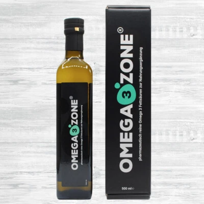 omega3zone OMEGA 3 Fischöl flüssig 500 ml Flasche 99,98 €/l hochdosiert EPA DHA - Bild 1 von 4