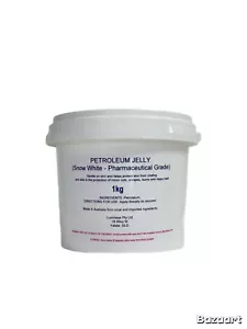 Petroleum Jelly | White soft paraffin | BP Pharma Grade | DIY skincare | 1 Kg - Picture 1 of 1