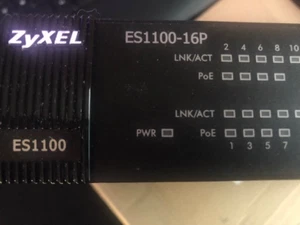 ZyXEL ES-1100 (ES1100-16P) 16-Port 100Mbit Ethernet Switch - Picture 1 of 5