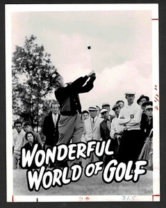 Pubblicità Ben Hogan CBC-TV World of Golf epoca 1970 b/n 8"x 10" - Foto 1 di 2