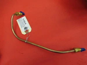 NEW 1935 1936 1937 1938 Ford copper plated steel pre bent fuel line D-009-B - Picture 1 of 2
