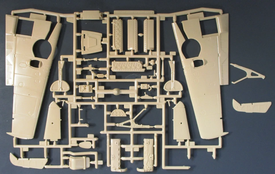 Matchbox 1/32nd Scale Messerschmitt Bf 109E-3 - Parts Lot A from Kit No. PK-502 - Image 1 of 1