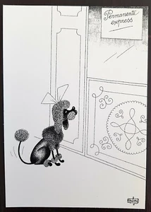 DUBOUT die Hunde Postkarte (D37) neuwertig - Bild 1 von 1