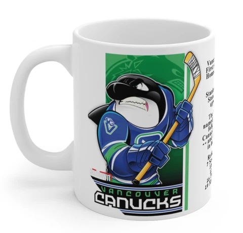 Vancouver Canucks ART Mug Coffee Tea Gift Fun Team Hockey Souvenir Cover