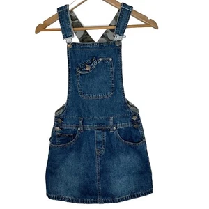 REVOLT Girls Overall Denim dress Sz 14 - Picture 1 of 10