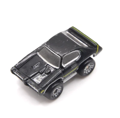 Micro Machines '68 Pontiac GTO Negro Amarillo Raya 1987 Galoob Vintage Foto 1 de 3