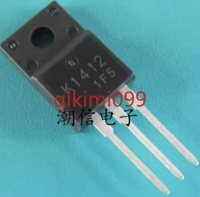 5 PCS NEW K1412 2SK1412 Field Effect Transistor 0.1A 1500V - Image 1 of 2