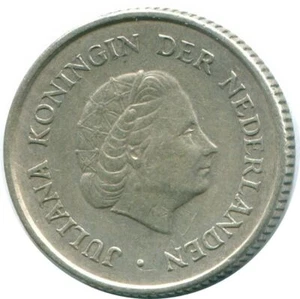 1/4 GULDEN 1967 NETHERLANDS ANTILLES SILVER Colonial Coin #NL11490.4C - Picture 1 of 3