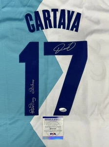 DIEGO CARTAYA DODGER SIGNED 22 FUTURES GAME JERSEY STARTING CATCHER PSA RG51797 - Picture 1 of 7