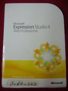 MS Microsoft Expression Studio 4 Web Professional Full English DVD =SEALED BOX= - Picture 1 of 4