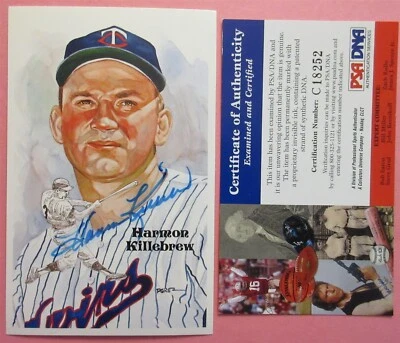 Harmon Killebrew Signed Perez Steele - PSA DNA - Image 1 of 2