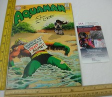 AQUAMAN 45 Steve Skeates signed comic JSA certified COA 1960s