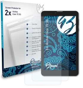 Bruni 2x Protective Film for Archos Core 70 3G Screen Protector - Picture 1 of 8