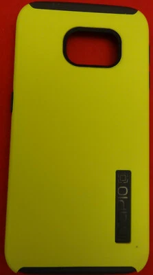 Funda Incipio para Samsung Galaxy S6 Edge DualPro Doble Capa Amarilla con Borde Negro Foto 1 de 3