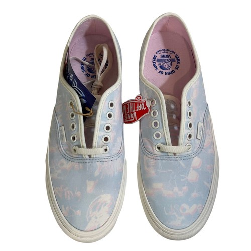 Sneaker Vans Authentic SF nuove con etichette US Open Poster Art Marshmallow taglia M8 5 W10 nuove