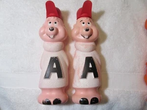 2 CONTENEDORES de baño de burbujas Colgate Palmolive años 60 CHIPMUNKS ALVIN SOAKY - Imagen 1 de 4