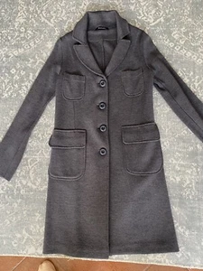 SCOOTERPLUS IMPERDIBILE CAPPOTTO IN LANA MERINOS TAGLIA 42 NUOVO MAI INDOSSATO - Foto 1 di 7