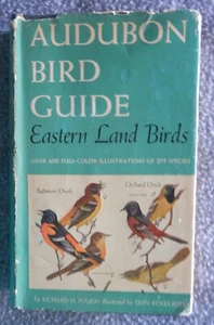 AUDUBON BIRD GUIDE: EASTERN LAND BIRDS 1946 1st Ed, Color illustrations GC - Picture 1 of 16