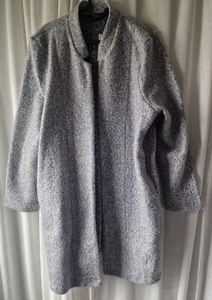 BNWT grey coatigan - size 18 - Picture 1 of 2
