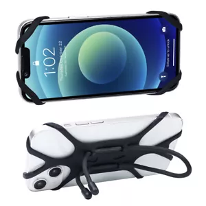 360° Silicone Stand Holder Bike Phone Mount For iPhone 15 14 13 12 11 Pro Max 8 - Picture 1 of 15