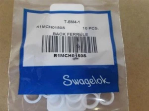 *10 Pack* Swagelok T-8M4-1 Back Ferrule for 8mm Tube Fitting R1MCH0150S - Picture 1 of 6