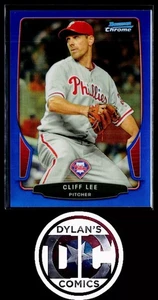 2013 Bowman Chrome #180 Cliff Lee Blue Refractors #/250 Philadelphia Phillies - Picture 1 of 2