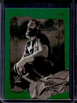 2025 Topps Chrome WWE Cactus Jack Sami Zayn Rodeo Rebels Green Refractor #21/99 - Image 1 of 2