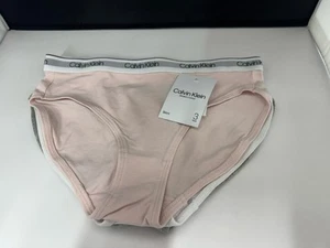 Calvin Klein Girls Modern Cotton Bikini Underwear 3 Pack - Size XL 14/16 - New - Picture 1 of 8