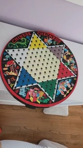 Vintage Pixie Games Tin Chinese Checkers by Steven Incomplete Check Description - Picture 1 of 16