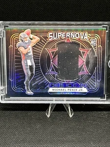 2024 Panini Obsidian - Supernova Swatches Michael Penix Jr. #SN-MPJ (MEM, RC) - Picture 1 of 2