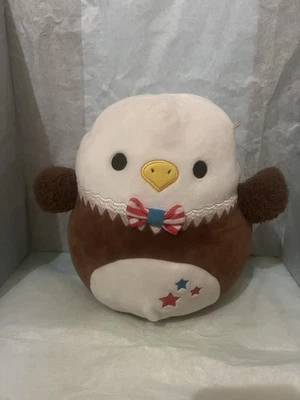Pajarita patriótica Squishmallows Edward the Eagle 8” felpa suave nueva con etiquetas Foto 1 de 4