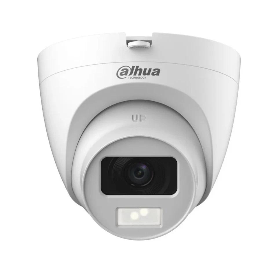 Telecamera Dome Dahua 5MP, microfono, IR + Led Bianco 20m - Immagine 1 di 2