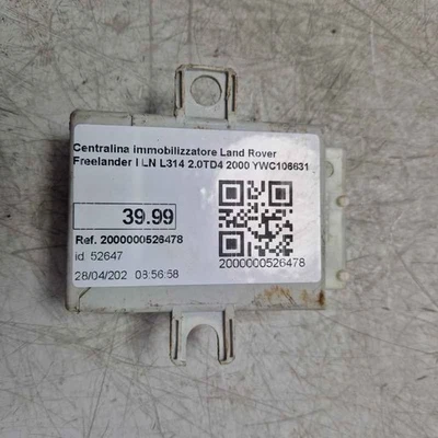 Centralina immobilizzatore Land Rover Freelander I LN L314 2.0TD4 2000 YWC106631 - Immagine 1 di 3