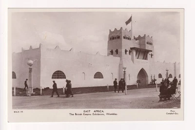 British Empire Exhibition, Wembley - East Africa Pavilion - 1920's postcard - Image 1 of 2