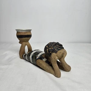 Estatuilla de arcilla Metlox Poppets Surfer Sun Bather Planter - Imagen 1 de 9