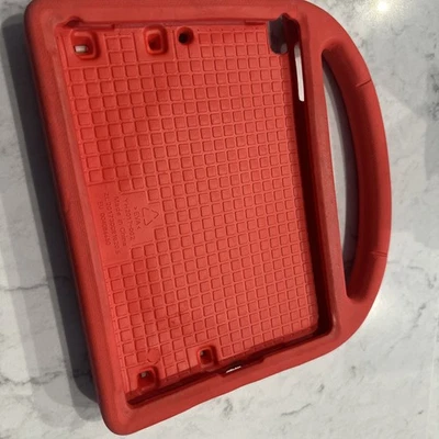 Funda para Tablet Niños 10 Pulgadas Espuma EVA A Prueba de Golpes Roja con Mango Soporte Foto 1 de 4