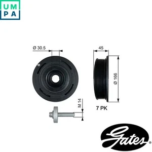 BELT PULLEY CRANKSHAFT TVD1054A FOR NISSAN PRIMASTAR/Platform/Chassis/Van/Bus - Picture 1 of 6