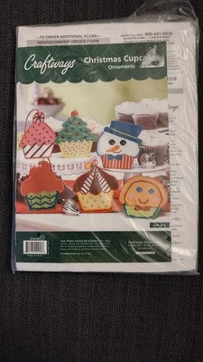 Craftways Christmas Cupcake Plastic Canvas Kit - Image 1 of 2
