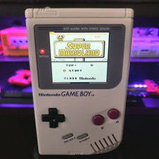 Restored* Nintendo Game Boy Original DMG With LCD Screen (Backlit Color IPS) 