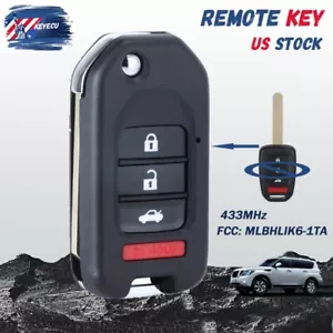 Upgraded Remote Key Fob 433MHz for Honda Accord Civic 2016 - 2020 MLBHLIK6-1TA - Bild 1 von 5